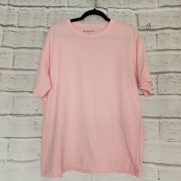 Pacsun PS Basics Cotton Short Sleeve Classic Plain T Shirt Pink Size Medium - Picture 3 of 12